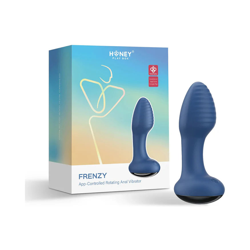 Frenzy Pressure Sensing App-Controlled Rotating Butt Plug