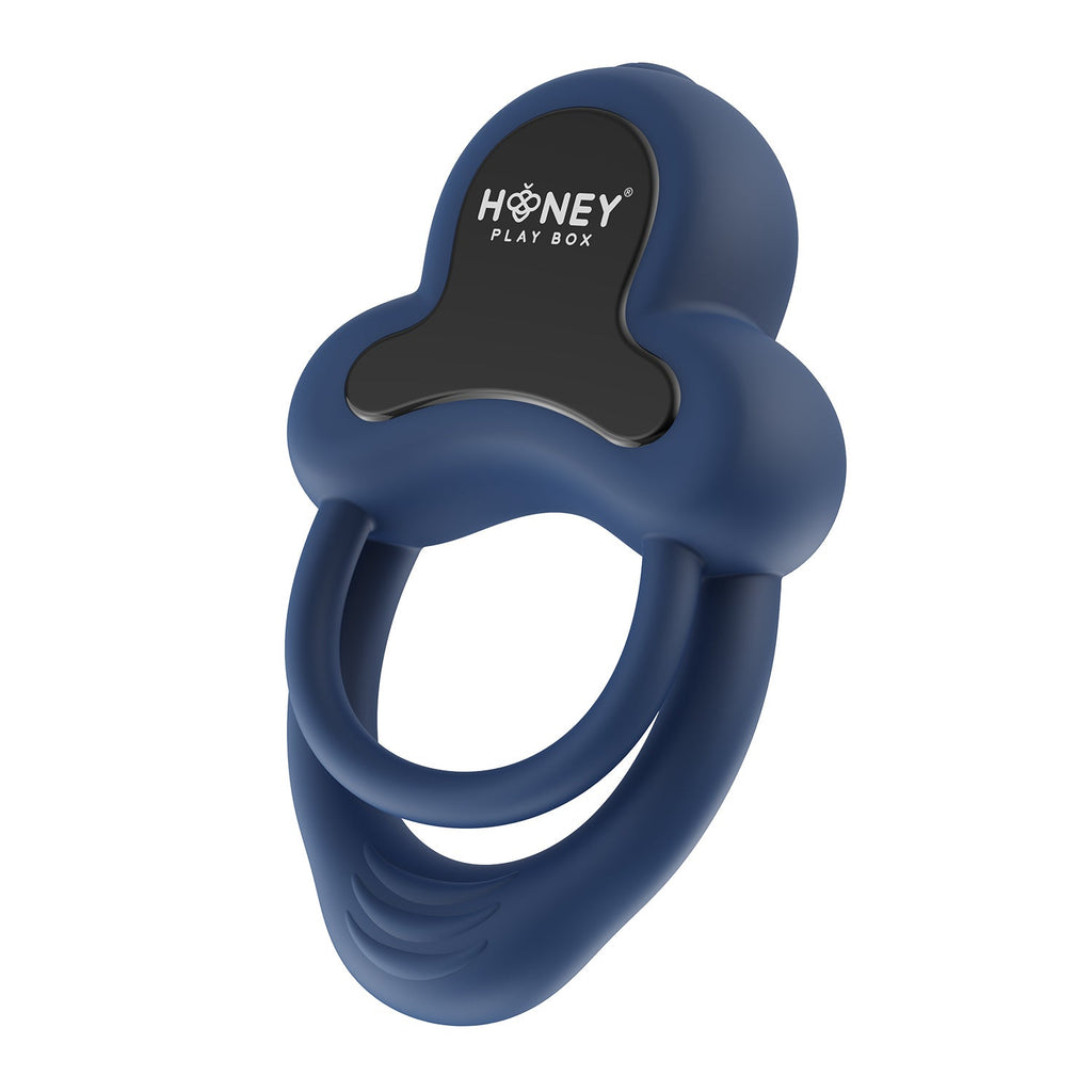 Anello-App-Controlled Vibrating Double Cock Ring with Clitoral Stimulator 
